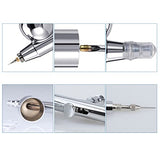 SAGUD Airbrush Kit 0.3mm Dual-Action Air Brush Gun with Extra 0.2mm & 0.5mm Nozzles Needle Air Caps and Quick Release Disconnect Coupler SAGUD