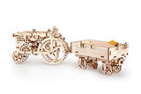 Ugears Bundle 2 in 1 Tractor + Trailer Mechanical 3D Puzzle Eco-friendly Gift DIY Brainteaser Teens Adults Boys Girls Kids Toys UGEARS