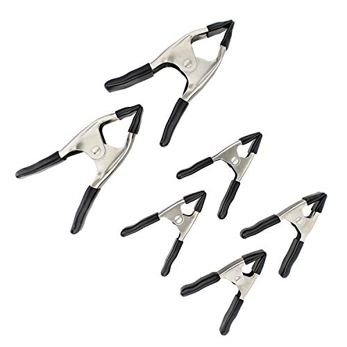 DCT Sliding Arm Bar Clamp Set – 12pc Spring Clamps and F Clamps Woodworking Clamps Set Bar Wood Clamp Set Deadwood Crafted Tools