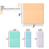 Mr. Pen- Transparent Sticky Notes, 200 pcs, Pastel Colors, See Through Sticky Notes, Sticky Notes Transparent, Sticky Notes Clear, Annotation Sticky Mr. Pen