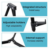 PUJIANG 63" Aluminum Easel Stand for Sign, Large Collapsible Easels for Display Posters/Whiteboard, Adjustable Height Artist Easel for Painting- PUJIANG