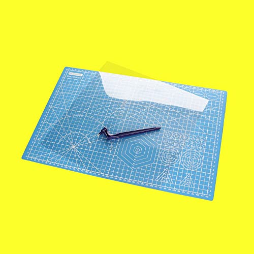 12 Sheets | 7 mil Clear Mylar | 12 x 12 inch | Blank Stencil Making Sheet | for Cricut, Silhouette, Gyro-Cut Tool stencil ease