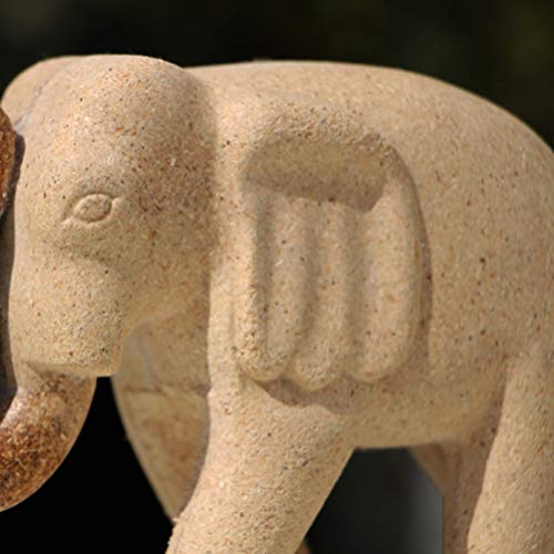 EXCEART Painting Wooden Elephant Figurine Unfinished Wood Elephant Toy Paintable Animal Crafts Developmental Toy DIY Arts Crafts Supplies for Kids EXCEART