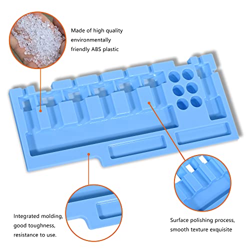 Duryeo Blade Storage Insert for Cricut Maker 3 & Maker, Blades Tray, Drawer Blade Housing and Quickswap Tip Accessories Organizer (Blue,Blades and Duryeo