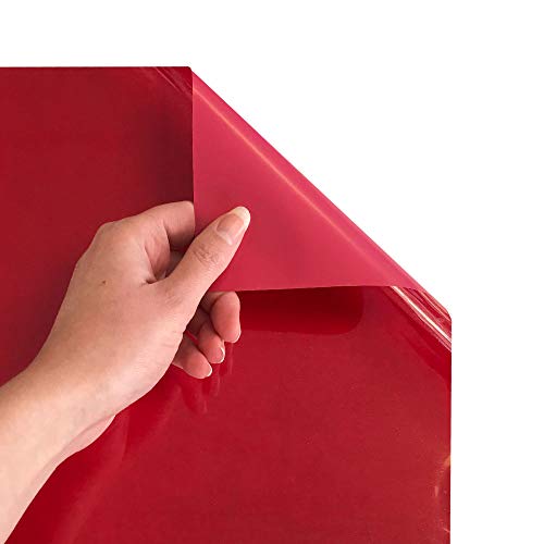 Siser EasyWeed Heat Transfer Vinyl 11.8" x 5ft Roll (Red) - Compatible with Siser Romeo/Juliet & Other Professional or Craft Cutters - Layerable - Siser