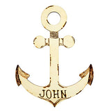 6 Pack Unfinished Wooden Anchors for Crafts, Nautical Wood Cutouts for DIY Projects, Nautical Decor (11.6 x 8.8 in) Juvale