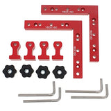 Deadwood Crafted Tools 90 Degree Right Angle Clamp Set - 6.3 x 6.3in Square Corner Clamps for Woodworking Cabinent Drawer Door Making Deadwood Crafted Tools