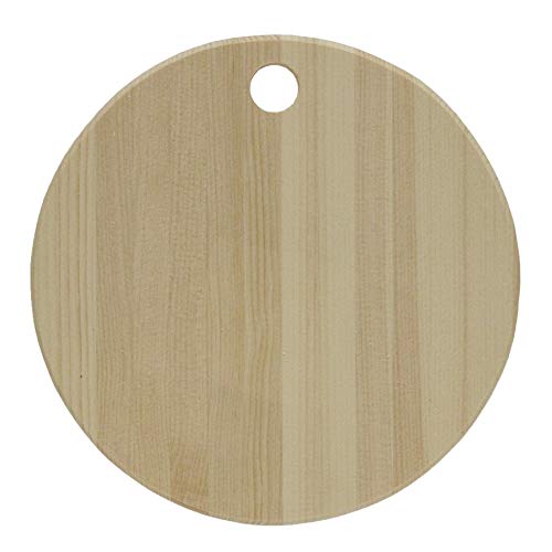Walnut Hollow Circle, 10" Unfinished Pine Serving Board, Round Walnut Hollow