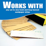 Sanding Mouse Mini Detail Sander with 50 Pre-Cut Gold Sanding Strips • 10 each of The Following Grits are Included: 80, 120, 150, 220 and 400 KEYSTONE