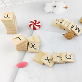 GXXMEI 1000PCS Scrabble Tiles, Wooden Letter Tiles, A-Z Capital Letters for Crafts, Spelling,Scrabble Crossword Game GXXMEI