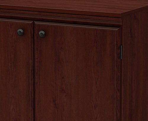 South Shore Morgan Small 2-Door Storage Cabinet, 19.38"D x 32.88"W x 32.38"H, Royal Cherry South Shore