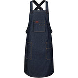 Red Kap Shop Apron, Denim, 28W x 36L Red Kap