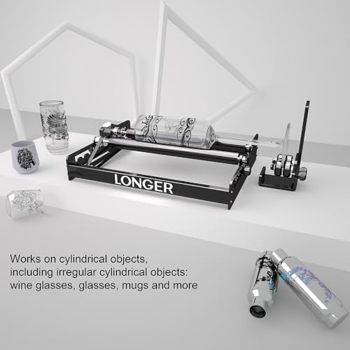 LONGER Laser Engraver Rotary Roller Lifting Frame, for Others Laser Engraver - WoodArtSupply