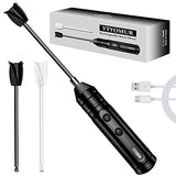 Epoxy Resin Mixer with 2 PCS Epoxy Mixer Paddles, Rechargeable Powerful and Slow Motor for Epoxy Resin, Silicone, Paint Mixing, Without Bubbles DIY YTYOMUR