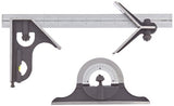 Fowler 52-370-012-0, 4 Piece Combination Square Set With 12" Blade Fowler