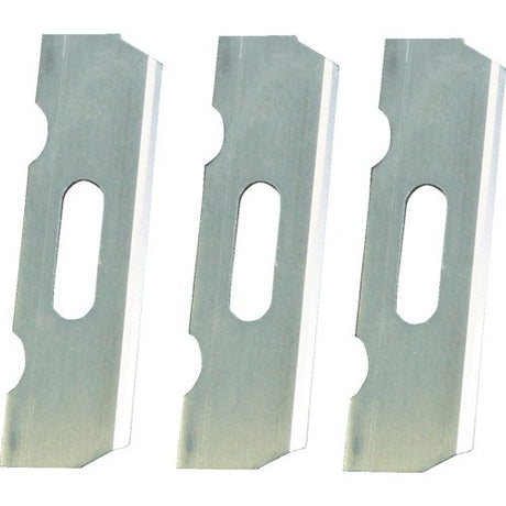 KAKURI Japanese Plane Blade Replacement Set 42mm (3 Pcs), Made in JAPAN KAKURI