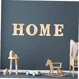 OFFSCH DIY Suit Home Wood Cutout Nativity Craft Home Cut Wood Craft for Kids Wood Home Sign DIY Home Sign Nativity Decor Unfinished Home Signs Wood OFFSCH