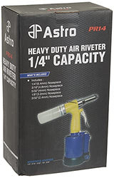 Astro Pneumatic Tool PR14 Air Riveter - 3/32", 1/8", 5/32", 3/16" and 1/4" Capacity Astro Pneumatic Tool