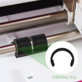 16pcs Retaining Clip Rings Compatible with Cricut Maker/Explore Air, Rubber Roller Replacement Parts Rubber Roller Resolution for Cricut PEUTIER