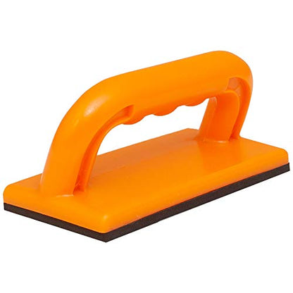 Safety Woodworking Push Block in Safety Orange Color, Ideal for Woodworkers and Use On Router Tables, Jointers and Band Saws