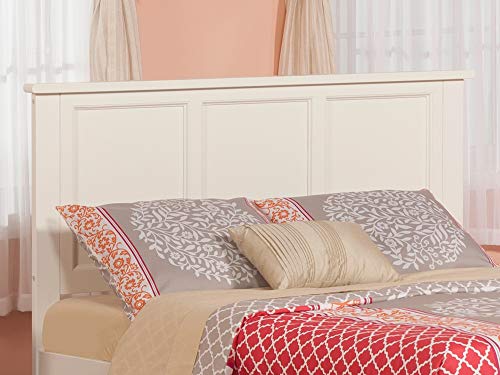 AFI Atlantic Furniture AR286832 Madison Headboard, Full, White - WoodArtSupply