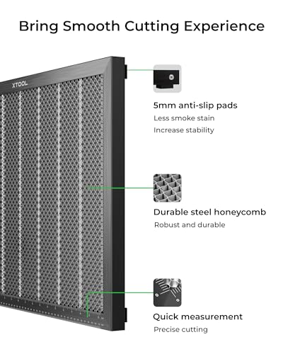 xTool Honeycomb Working Table, Soulmate for xTool S1 Laser Engravers - WoodArtSupply