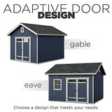 Handy Home Products Beachwood 10x12 Do-it-Yourself Wooden Storage Shed Tan Handy Home Products