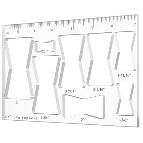 Router Clip Butterfly Inlay Template Woodworking Decoration Router Fixture Template, Butterfly Inlay Template Decoration Router and Woodworking ACCZIO