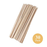 Balsa Wood Sticks 1/4 Inch Square Dowels Strips 12" Long - Pack of 30 by Craftiff Craftiff