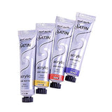 Mont Marte Premium Satin Acrylic Intro Set, 8 Piece, 0.6oz (18ml) Tubes, Semi-Matte Finish, Suitable for Most Surfaces Mont Marte