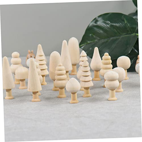 SEWACC 10pcs Woody Mushroom Unfinished Wooden Peg Dolls Peg Dolls Unfinished DIY Unfinished Mushroom Wooden People Doll Wooden Mushroom Crafts Wooden SEWACC