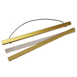 Bluesun 12 inch Magnetic Poster Hanger Frame, 12x16 12x18 12x24 Magnet Canvas Artwork Print Dowel Poster Hangers Frames Hanging Kit(12 inch, Gold) Bluesun