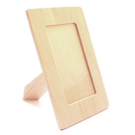 LWR CRAFTS Wooden DIY Photo Frame 4" x 6" Pack of 2 LWR CRAFTS