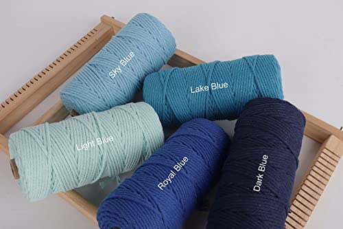 NOANTA Natural Macrame Cord 3mm x 109Yards, Beige Macrame Rope, Cotton Cord for Wall Hanging, Plant Hangers, Christmas Crafts, Knitting NOANTA