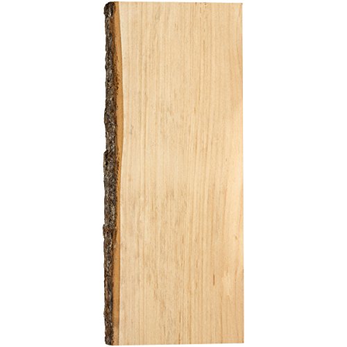 WALNUT HOLLOW Basswood Bark Edge Plank-5"X18", Natural