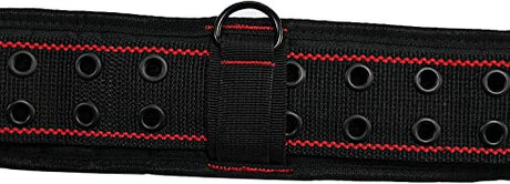 MELOTOUGH Padded Tool Belt with D ring for men construction Strong Durable Double Metal Roller Buckle,adjustable waist 33'-47 'thick confortable foam MELOTOUGH