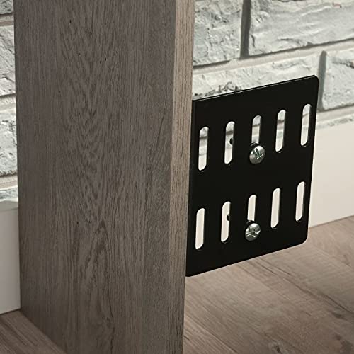 Sauder River Ranch Mystic Oak Full/Queen Bookcase Headboard Sauder