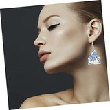 LALAFINA 24pcs Sublimation Earrings Teardrop Earrings Double Sided Earrings DIY Crafts Sublimation Blank Earrings DIY Earrings Supplies Unfinished LALAFINA