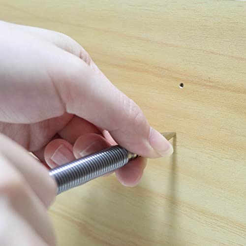 WHLLING Dual Head Nail Setter, Hammerless 1/32″& 1/16″ Spring Nail Set, 3500 PSI Striking Force Counter Punch WHLLING