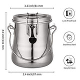 MyLifeUNIT Paint Brush Washer, Airtight Stainless Steel Brush Cleaner for Painting (Medium) MyLifeUNIT