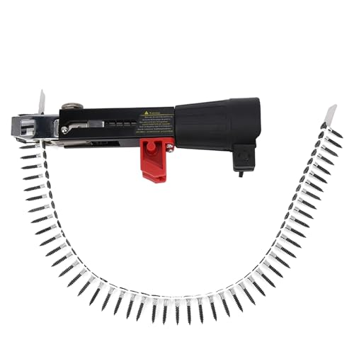 KIMISS Screw Drill Chain Adapter, Automatic Chain Nail Gun Electric Drill Screw Tightening Equipment Woodworking Tool KIMISS