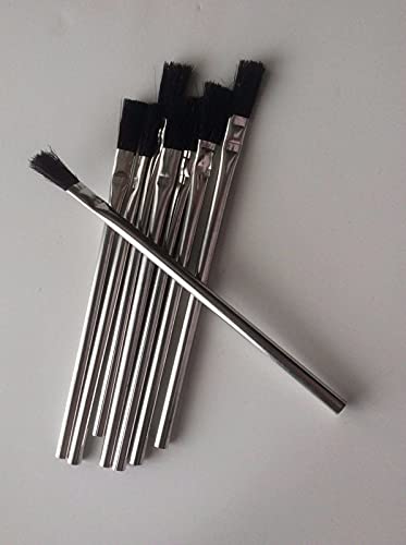 Pro Grade - Acid Brushes - 144 Count 3/8" Boar Hair Acid Flux Brushes Pro Grade