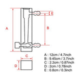 LZQ-7 Flowmeter 2-20LPM Acrylic Air Gas Flowmeter with Control Valve for Measuring Controlling Gas Flow Walfront
