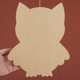 Group of 4 Unfinished Wood Owls by Factory Direct Craft for Decorating and Craft Activities Factory Direct Craft