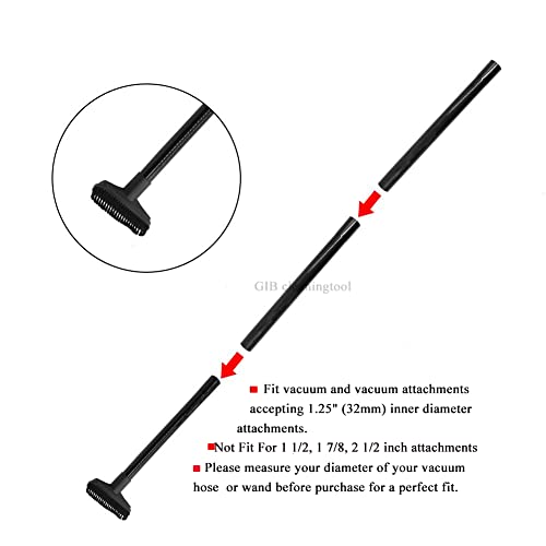 9 Pcs Vacuum Attachments Fit for Shop Vac Accessories 1 1/4" - 3 Pcs Vacuum Extension Wand, 1 1/4 inch (32 mm) & 1 3/8 inch (35 mm) Vacuum Hose GIB cleaningtool