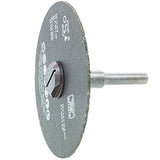 TJR© Mounting Mandrel for Cut-Off Wheels - Versatile 3/8-inch Arbor Hole and ¼-inch Stem with Dual Locking Options with Screwdriver and Wrench - Die TJR