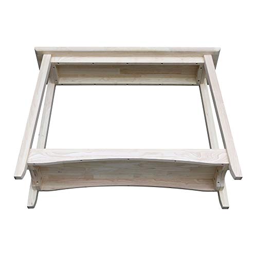 International Concepts Bombay Sofa Table, Unfinished - WoodArtSupply