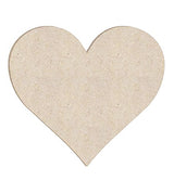 24" Heart Unfinished Wood Cutout Shape NEXTCraft