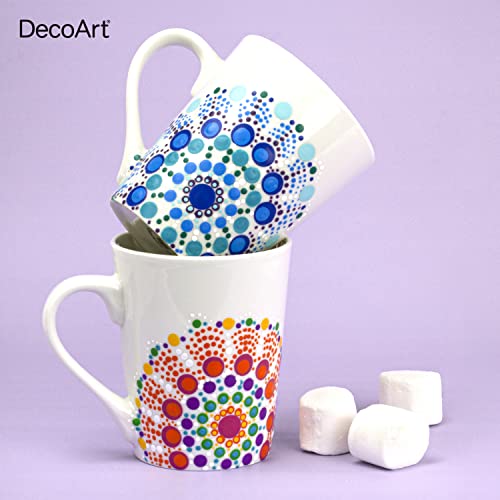 DecoArt Multi-Surface Satin Acrylic Paint Set - Basic Colors, 8PK - 8 Ct. DecoArt