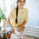 LEISURE ARTS Good Wood Wooden Half Crate craft caddy in unfinished pine for storage wood crates, Large decorative boxes and centerpieces for the home LEISURE ARTS